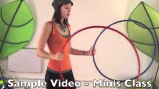 SaFire Mini Hoop Tutorial  Intro to 3 Beat Weave [upl. by Adlesirg]