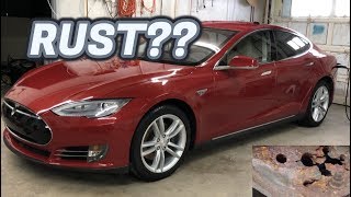 Fixing the RUST on my Tesla [upl. by Aseeram]