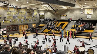 Woodcreek Drumline 21724 “Chaos Order”  Del Oro Winter Show [upl. by Brig]