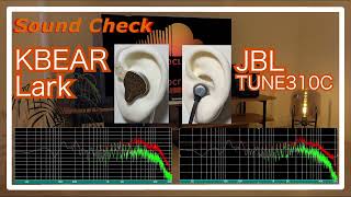 KBEAR Lark vs JBL TUNE 310C IEMs Chinese InEar Sound Comparison 中華イヤホン音比較 [upl. by Derdlim971]