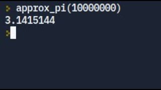 approximating pi in 3 lines of code shorts python numpy coding [upl. by Xella149]