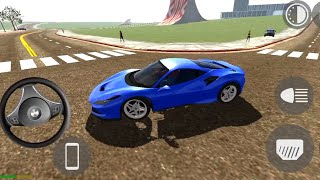 Ultimate New Blue 🔵 Car Driving Gameplay 😍 Indian Bike Driving 3D Games  Mobile Games New Game [upl. by Elvera507]