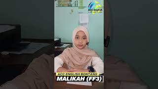 MALIKAH FF3  THE RICHARDS FAMILY  PRESENT CONTINUOUS  SHORT STORY  ACC ENGLISH BONTANG [upl. by Nuy665]