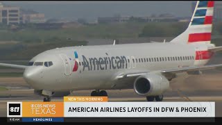 American Airlines announces layoffs in Dallas Phoenix [upl. by Kcyrred604]