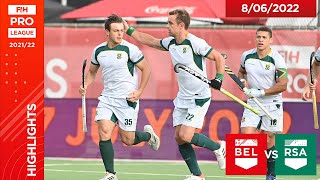 FIH Hockey Pro League Season 3 Balgium vs South Africa Men  Game 2  highlights [upl. by Drus]