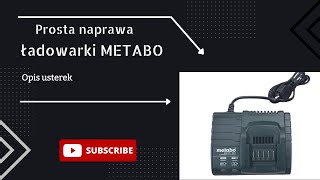 Jak prosto naprawić ładowarkę METABO ASC 3036 repair [upl. by Mingche38]