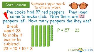 Explain subtraction by decomposing numbers [upl. by Duwalt]