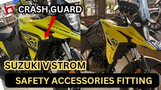 Suzuki Vtsrom 250 Crash Guard ll Full Modified ll Surat ll [upl. by Akzseinga]