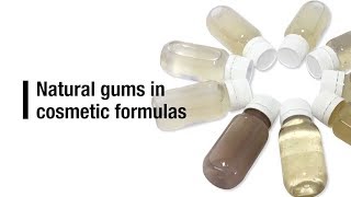 Natural gums gelling agents and thickeners in cosmetic formulas [upl. by Romeo]