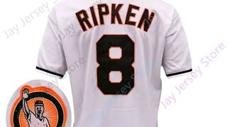 DHGATE Online Jersey Review and unwrapping Cal Ripken Jr Baltimore Orioles JEGO Sports Gear [upl. by Yeta570]