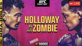 🔴UFC Singapore Max Holloway vs quotKorean Zombiequot Chan Sung Jung  LIVE Fight Reaction [upl. by Durning]