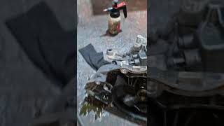 VAUXHALL CORSA CLUTCH FAILURE PT3 HYDRAULIC LEAK GEARBOX CLEANING car mechanic vauxhallcorsa [upl. by Ilesara]