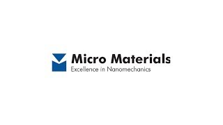 Micro Materials offer more than just a nanoindenter  Nanomechanics  Nanohardness  Microhardness [upl. by Gierk]