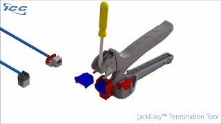 How to Change ICC JackEasy™ Termination Tool Head [upl. by Rudelson]