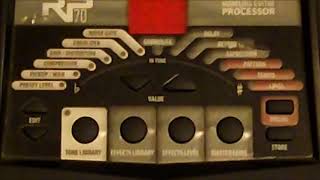 A Look At The Digitech RP70 Multi Effects Pedal [upl. by Arimat]