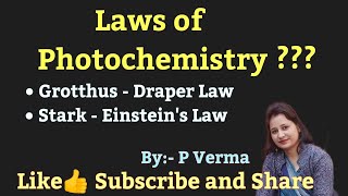 L3 Photochemistry  Physical Chemistry for BSc 6th Semester [upl. by Ailefo]