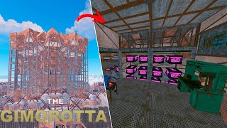 THE GIMOROTTA  Best 4x4 clan base in RUST  Open Core  Wide Gap  Base review 2023 [upl. by Calisa]