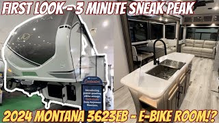 2024 Montana 3623EB  3 minute tour  RV for an EBike [upl. by Hinda]