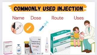 Injection  Bodyache  Injection nausea and vomiting  injection Stomach and gass  Pain killer [upl. by Ikkir]