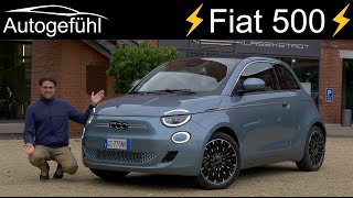 allnew Fiat 500 e FULL REVIEW The 2021 EV surprise Convertible vs Hatch vs 31 [upl. by Naynek217]