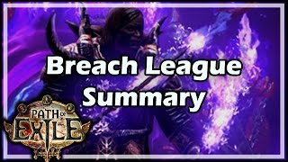 Path of Exile Breach League Summary [upl. by Ettevahs]