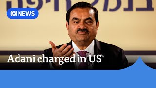 Adani charged in US over alleged multibilliondollar bribery scheme  ABC News [upl. by Rorke]