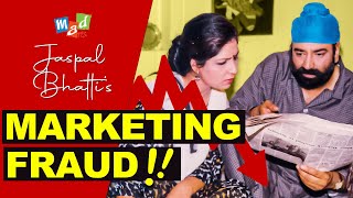 JASPAL BHATTI suffers MARKETING FRAUD  Full Tension [upl. by Lladnarc]