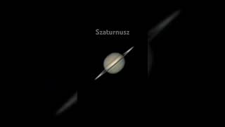 Szaturnusz telescope astrophotography astronomy bolygó planet [upl. by Eelyam]