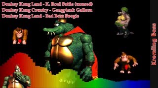 Donkey Kong Remix  Kremling Boss K Rool Battle Gangplank Galleon Bad Boss Boogie [upl. by Bradman]