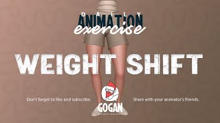 ANIMATION daily EXERCISE Weight Shift EXTENDED [upl. by Tillfourd]