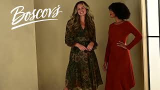 Boscovs Fall Fashion Dresses [upl. by Johnathon]