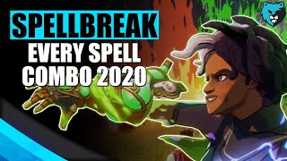 Every Spell Combo in Spellbreak  Updated Full Release 2020 [upl. by Krishnah]