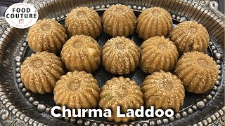 Churma Laddoo  चूरमा गुड़ लड्डू  Ladoo Recipe  Ganesh Chaturthi Special [upl. by Colas]