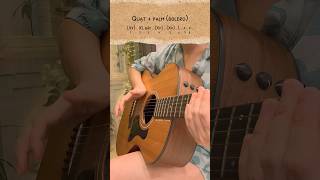 Quạt chả bolero palm guitar shorts fingerstyle quynhlemo guitarsolo [upl. by Jerrie]