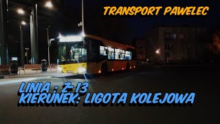 Linia  Z13  k Ligota Kolejowa  Solaris Urbino 12 IV  Transport Pawelec [upl. by Fadiman156]