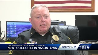 After shooting injured Masontown officer returns to work as new police chief [upl. by Evaleen]