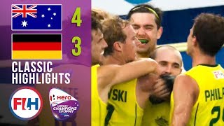 THRILLING FINALE  Australia vs Germany  Mens Hockey Champions Trophy 2016  Classic Highlights [upl. by Rosalind]