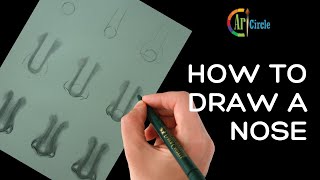 3 Critical Mistakes to Avoid When Sketching a NOSE with Pencils [upl. by Abroms]