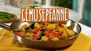 Schnelle und gesunde Gemüsepfanne  die einfachsten Rezepte der Welt [upl. by Bennet]