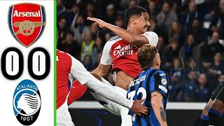 Arsenal vs Atalanta 00  All Goals amp Extended Highlights  UEFA Champions League 2425 [upl. by Yatnoed]