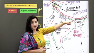 Indian Geography Himalaya भारतीय भूगोल हिमालय by Ankita Dhaka [upl. by Fenn]