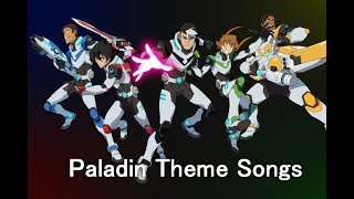 Voltron Legendary Defender  Paladin Theme Songs [upl. by Oiciruam]