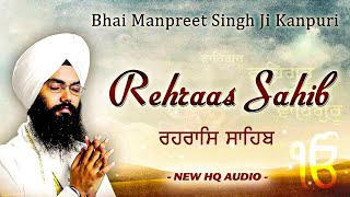 Rehras Sahib Full Live Path Bhai Manpreet Singh Ji Kanpuri  Nitnem  New Shabad Gurbani Kirtan Live [upl. by Par618]