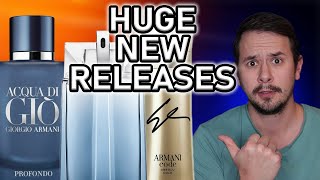 ACQUA DI GIO PROFONDO  ARMANI CODE ABSOLU GOLD  MUGLER ALIEN MAN MIRAGE  MORE NEW RELEASES [upl. by Rowena141]