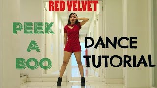 MIRRORED RED VELVET  PEEK A BOO DANCE TUTORIAL BAHASA [upl. by Settle332]