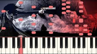 Piano Tutorial  Synthesia Hellsing Farewell Nether World [upl. by Patti]