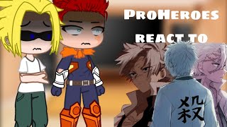 ProHeroes react to Sanemi Shinazugawa 49 [upl. by Ahsieyk983]