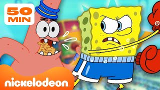 سبونج بوب  أكبر منافسات سبونج بوب وباتريك  45 دقيقة  Nickelodeon Arabia [upl. by Millwater]