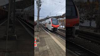 IR nach Zürich HB in SteinSäckingen sbb cff ffs stadlerkiss2 trainspotting shorts yt [upl. by Farmann242]