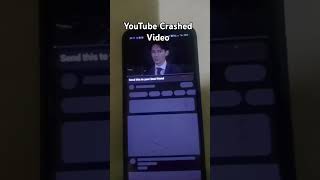 YouTube Crashed Video [upl. by Yokoyama]